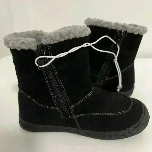Nordstrom Rack Kids Dane Faux Shearling Lined Boots - Picture 3 of 7